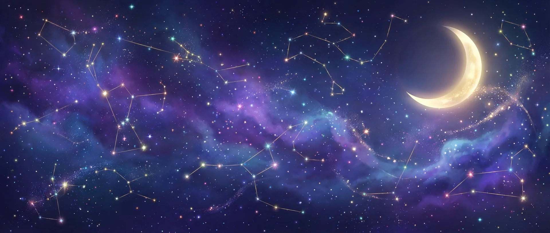 星空背景 - coser曲豆 | 每日星座运势与塔罗占卜